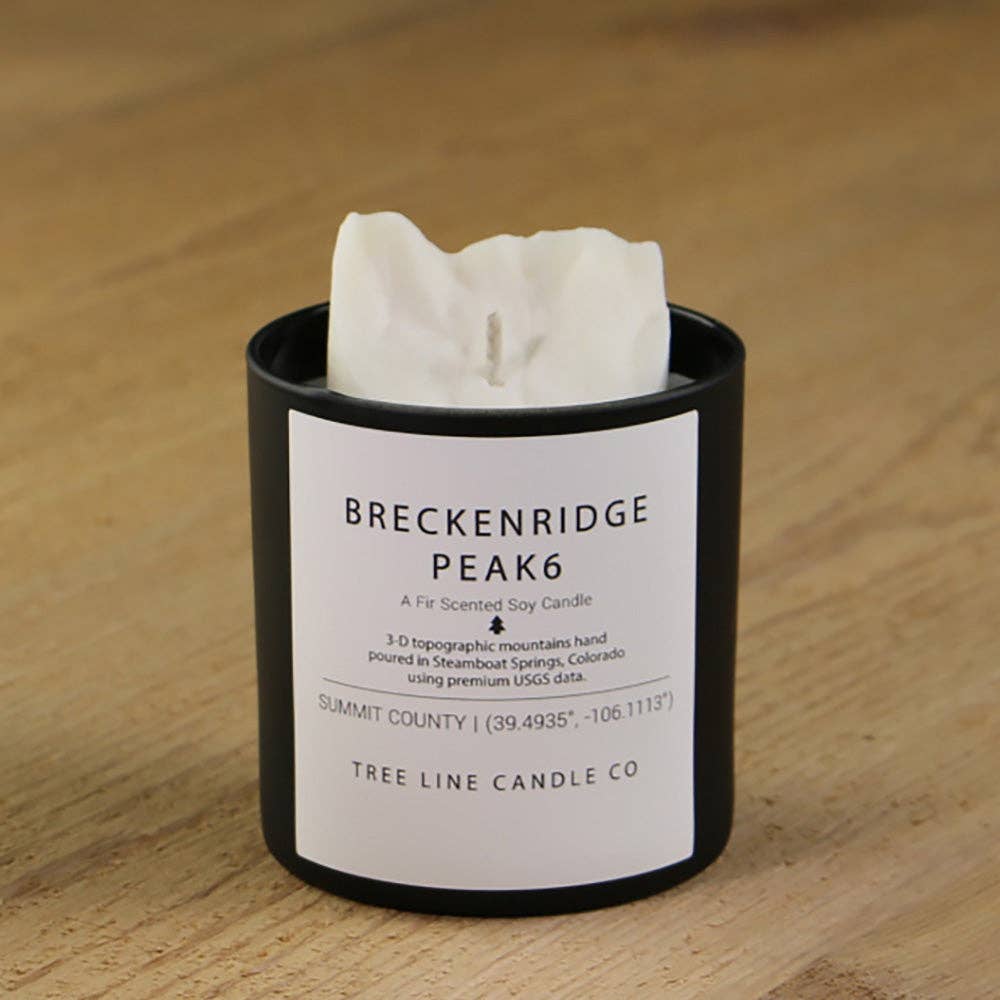 Breckenridge Peak 6 Topographic Soy Candle