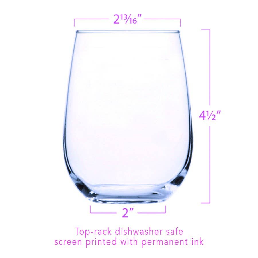 Lake Life Stemless Wine Glass | 17oz Lakehouse Gift