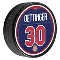 USA Hockey Jake Oettinger 2026 Player Puck – 3"