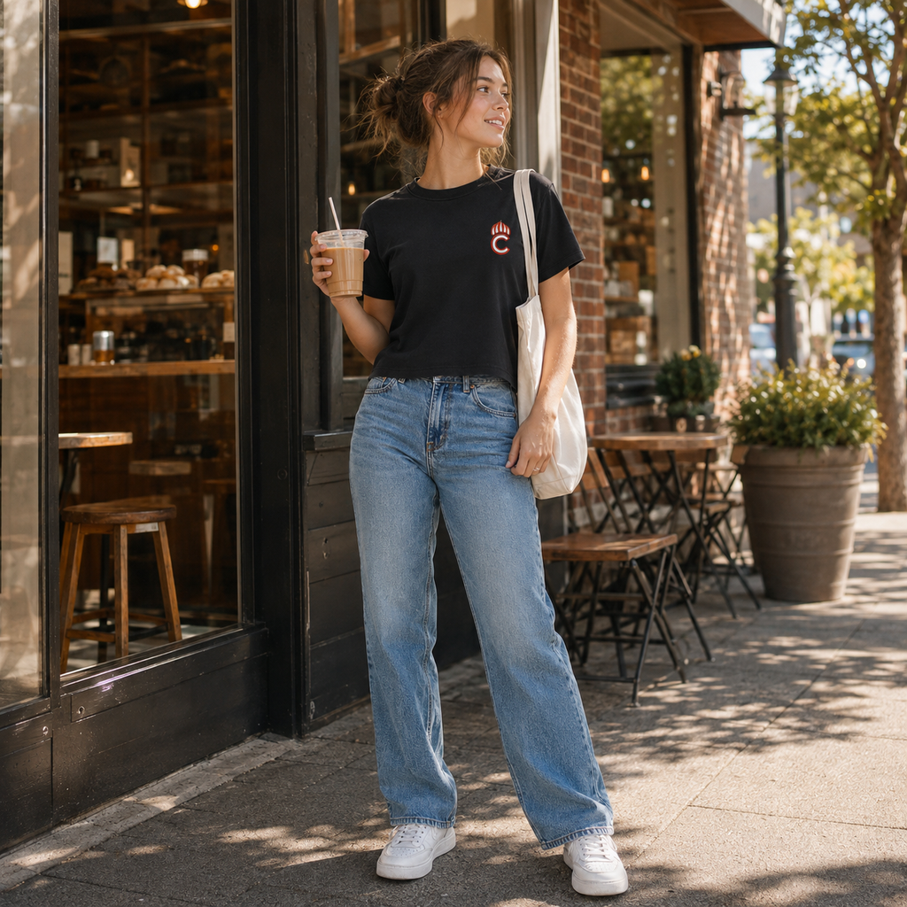Chaparral Wolverines C Claw Women’s Urban Crop Tee