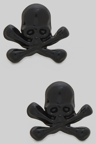 Skull & Crossbones Stud Earrings