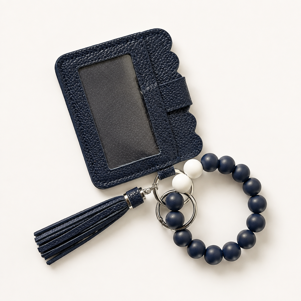 Denver Broncos Beaded Bracelet Wallet