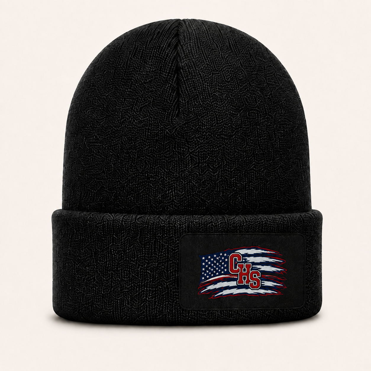 Chaparral High School CHS Spirit Patch Beanie
