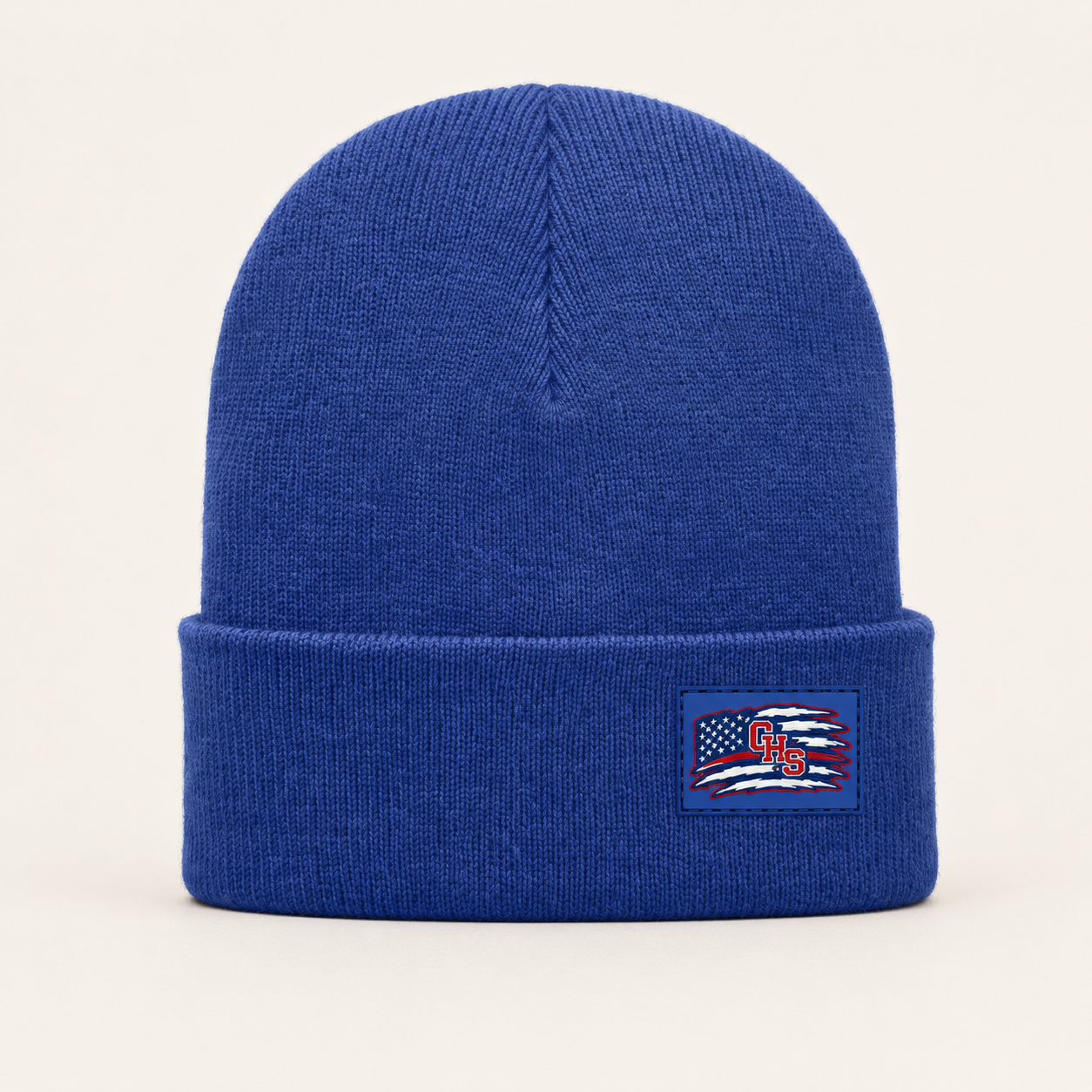 Chaparral High School CHS Spirit Patch Beanie