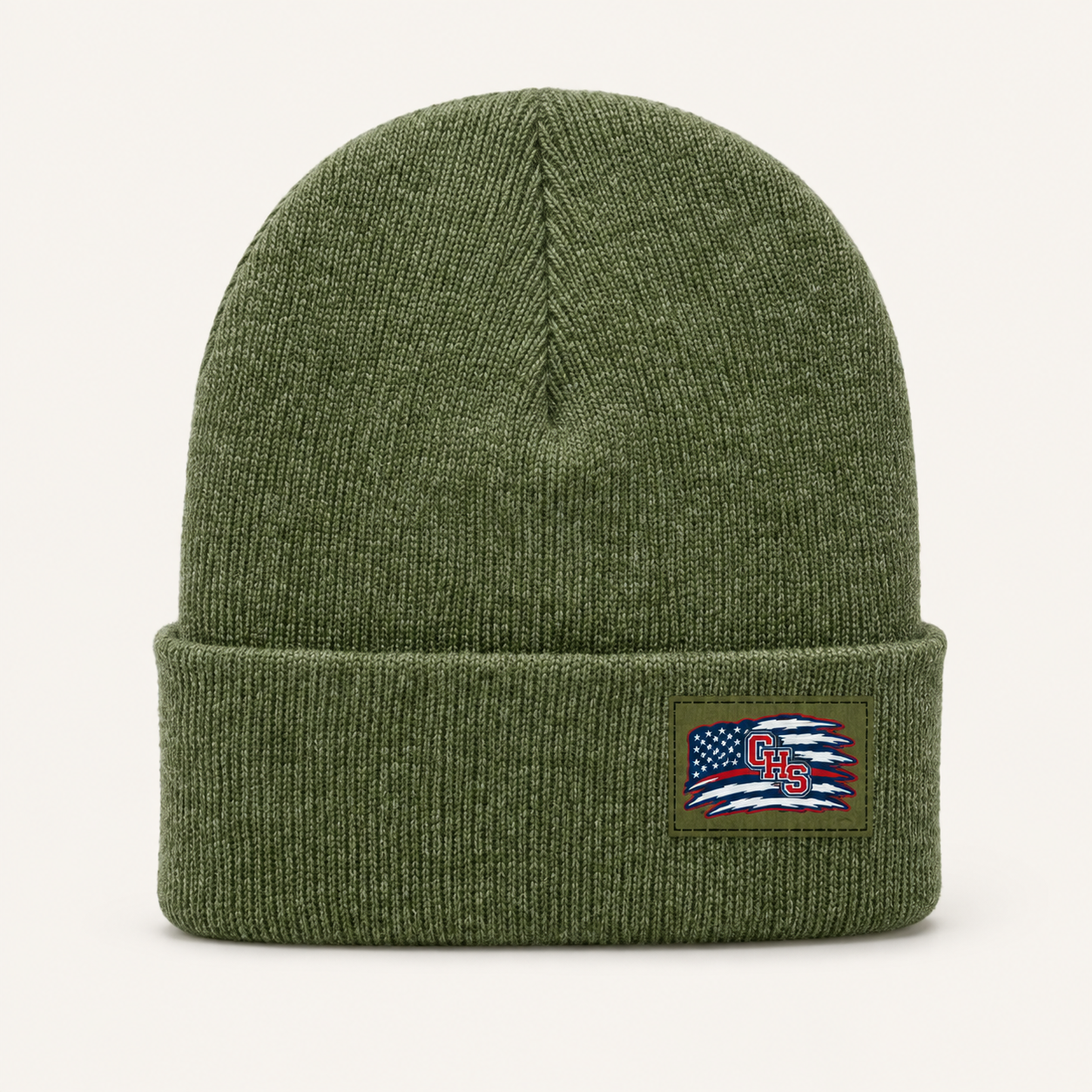 Chaparral High School CHS Spirit Patch Beanie