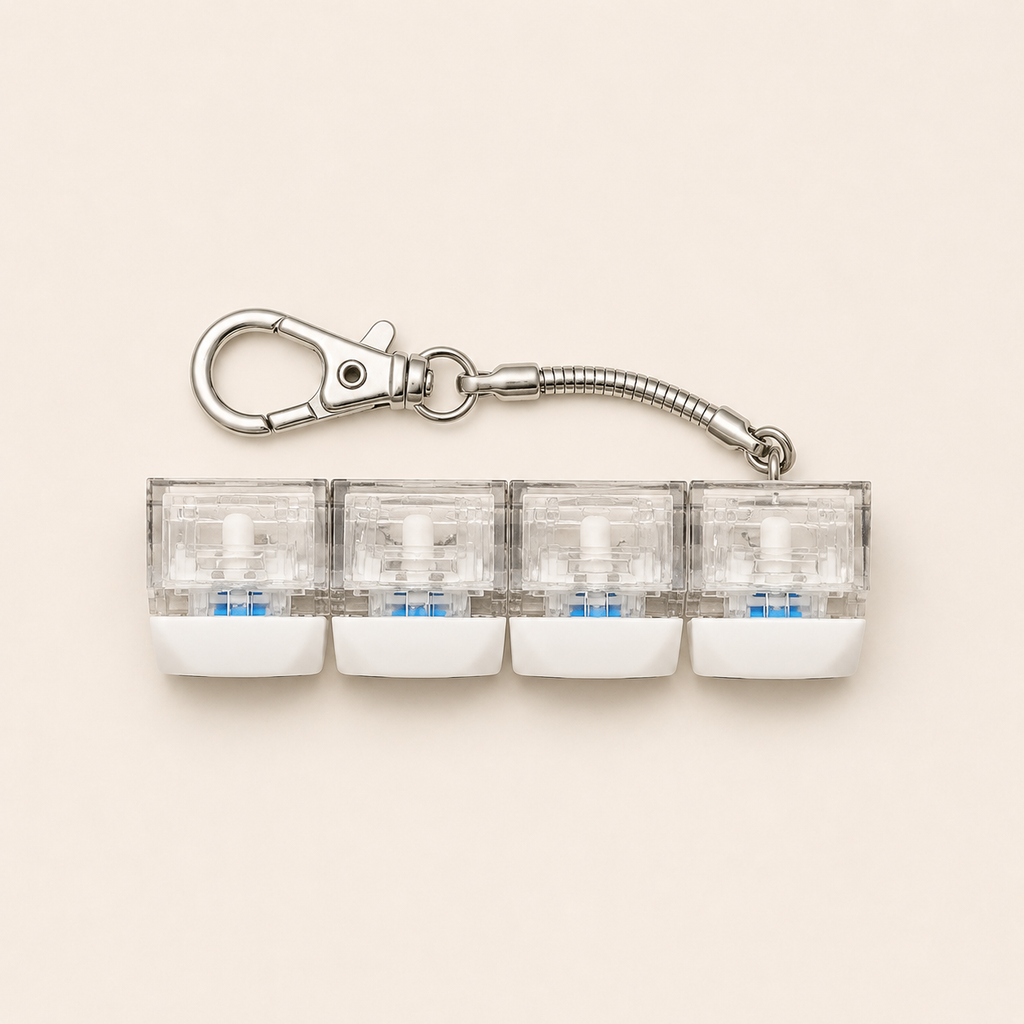 Boombox 3-Key Fidget Toy Keychain – Stack or Long Style