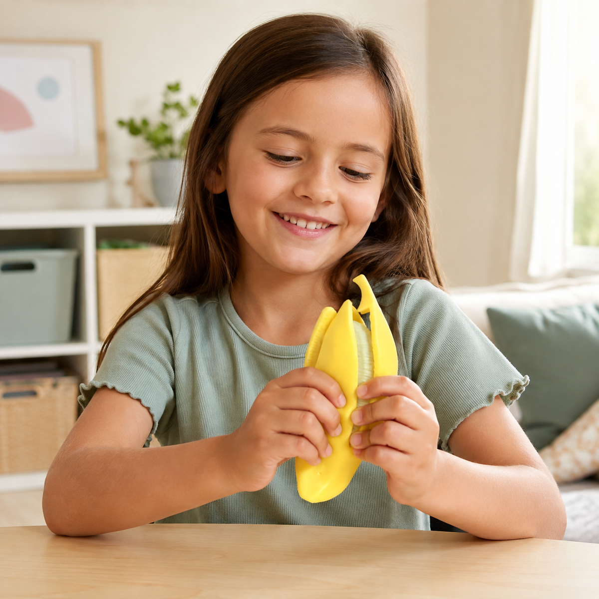 6-Inch Cute Banana Squishy Sensory Toy