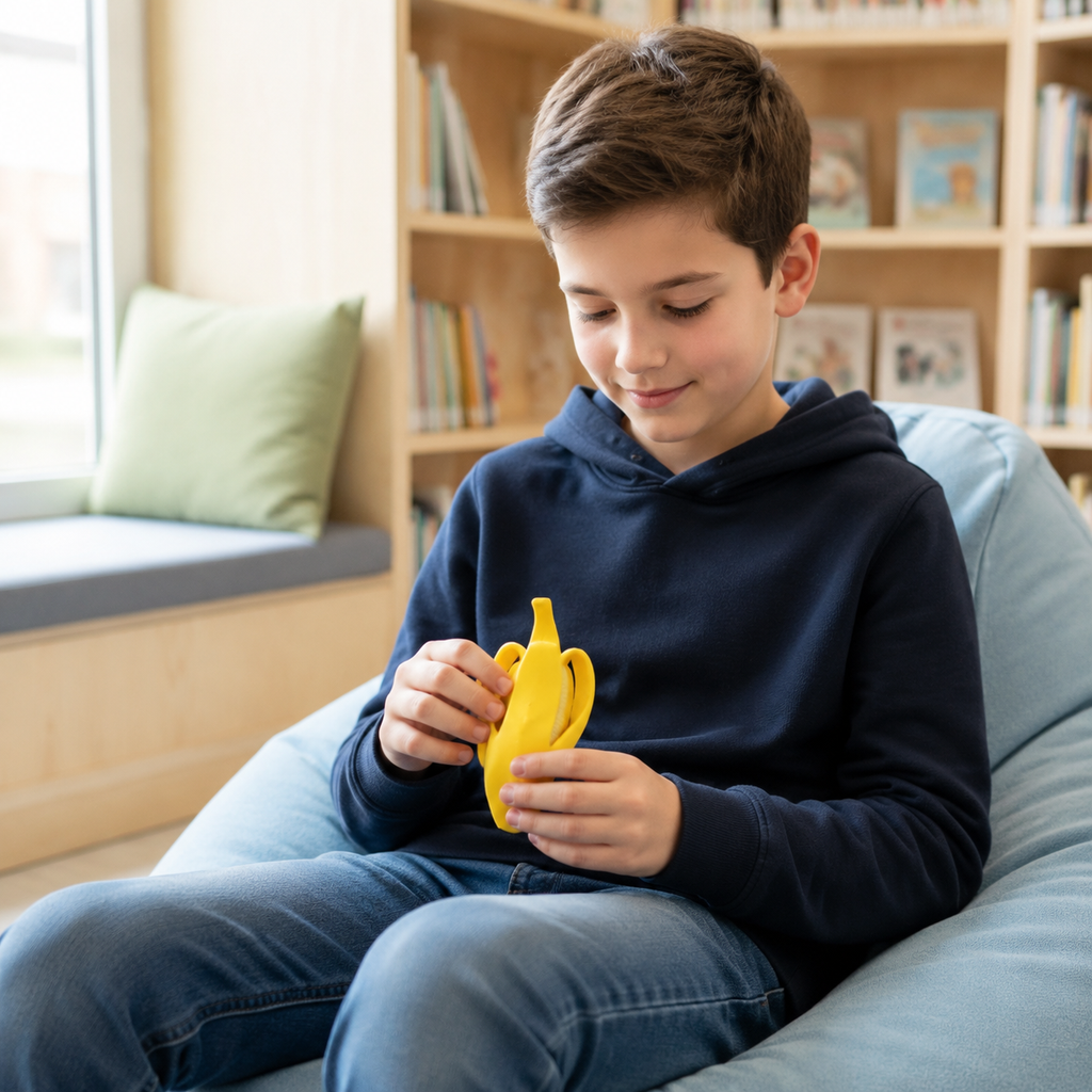 6-Inch Cute Banana Squishy Sensory Toy