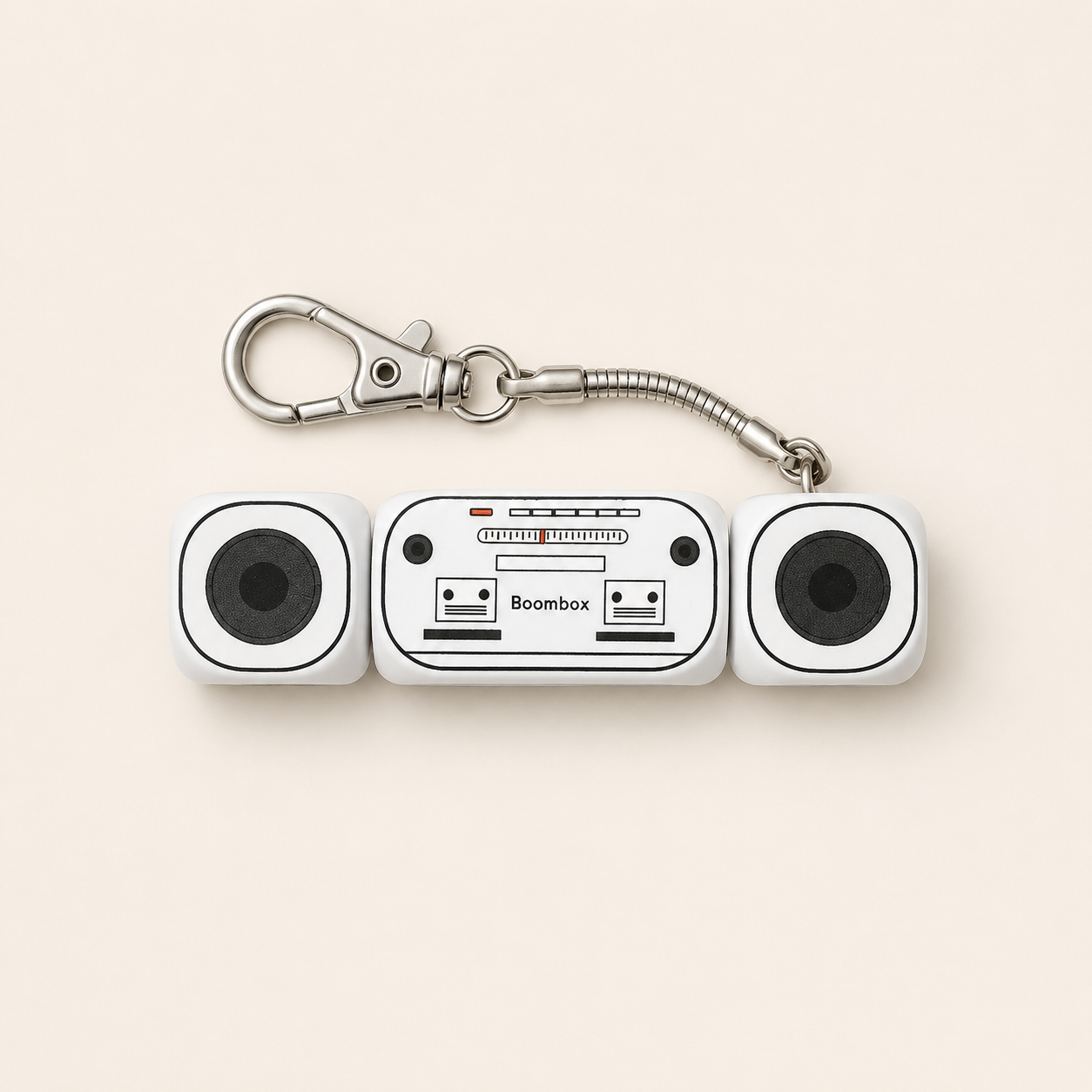Boombox 3-Key Fidget Toy Keychain – Stack or Long Style