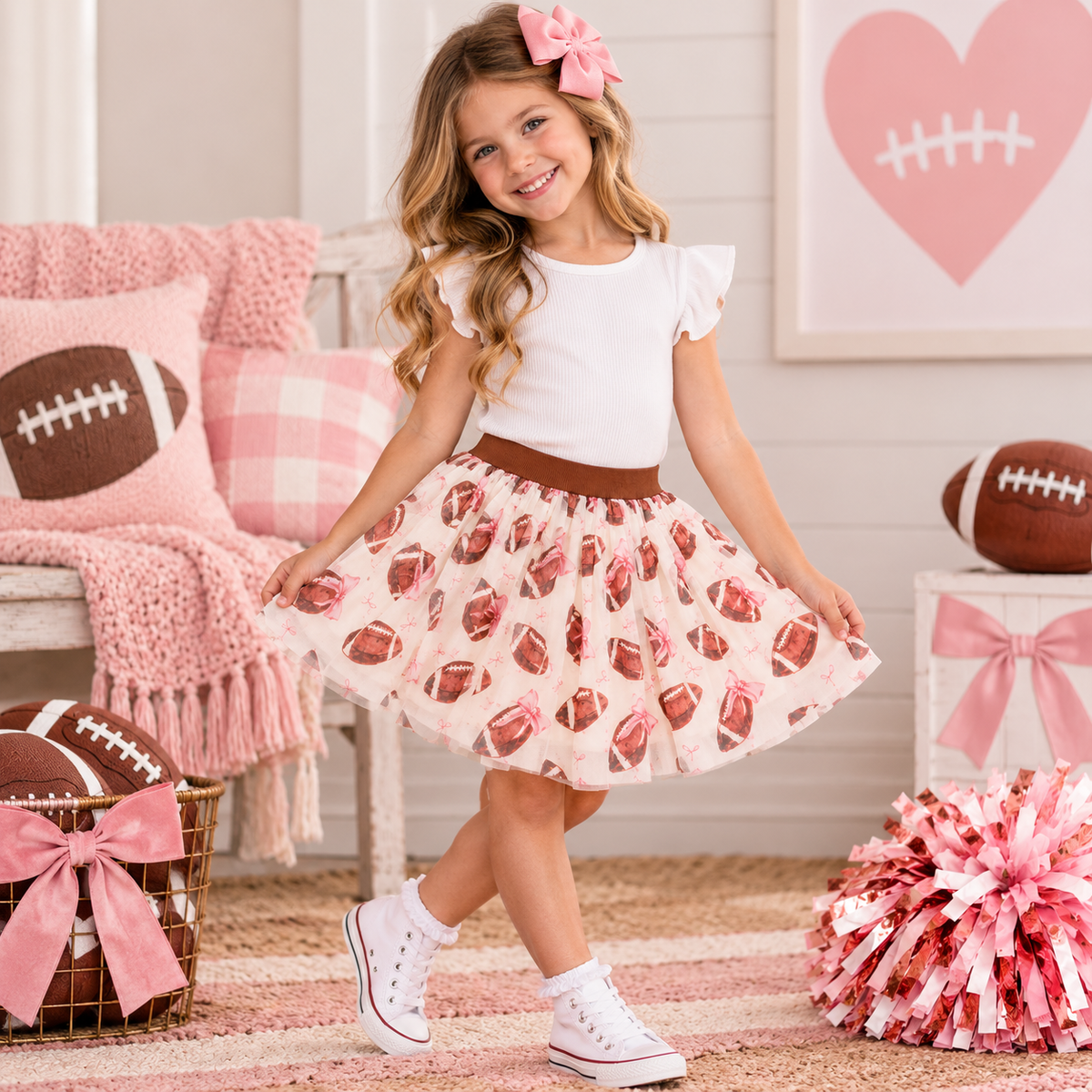 Football Cutie Game Day Tutu Skirt