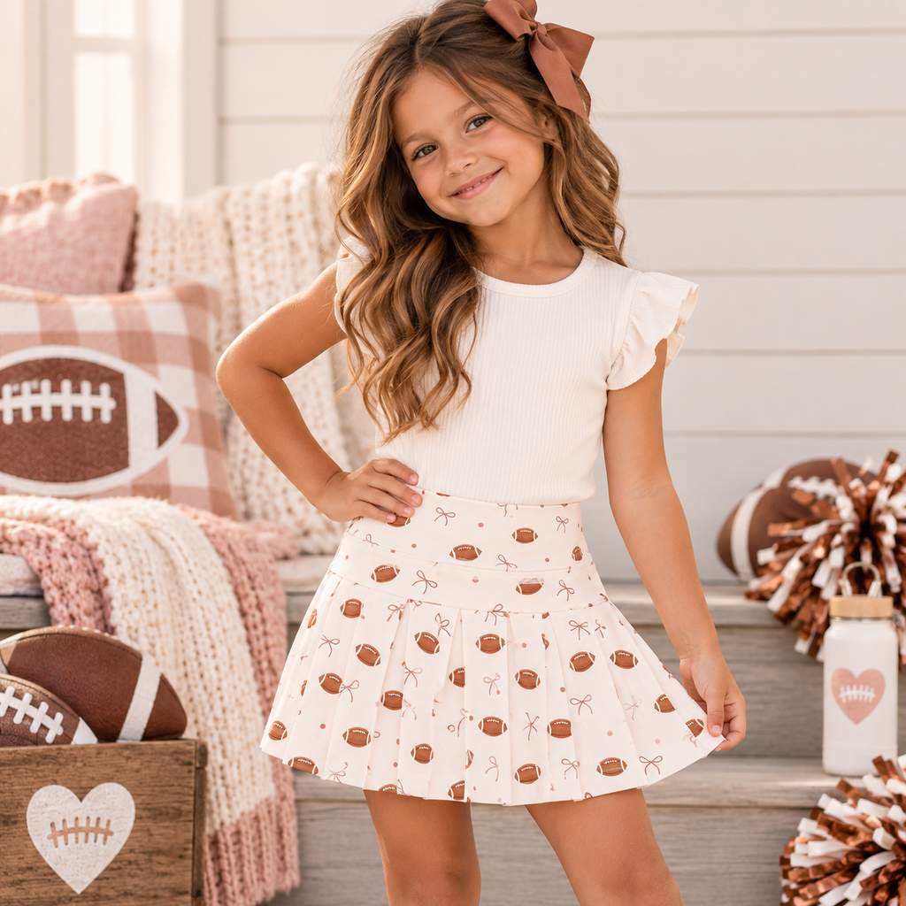 Football Cutie Game Day Athletic Skort