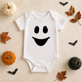 Happy Ghost Face Halloween Shirt & Baby Bodysuit - Infant to Adult