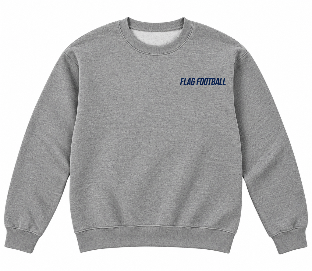 Women’s Slouchy Cropped Crewneck Flag Football Sweatshirt