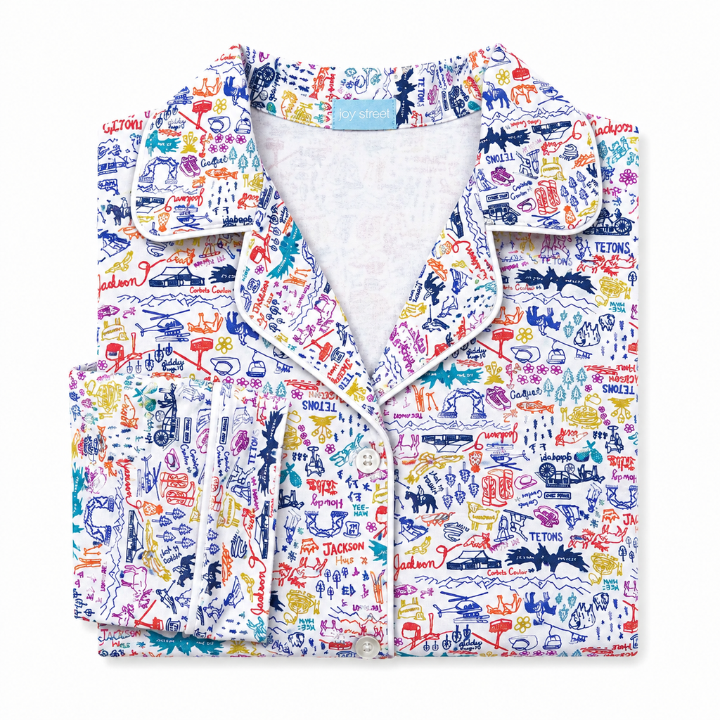 Jackson Hole Pima Cotton Women’s Button-Front Pajama Set
