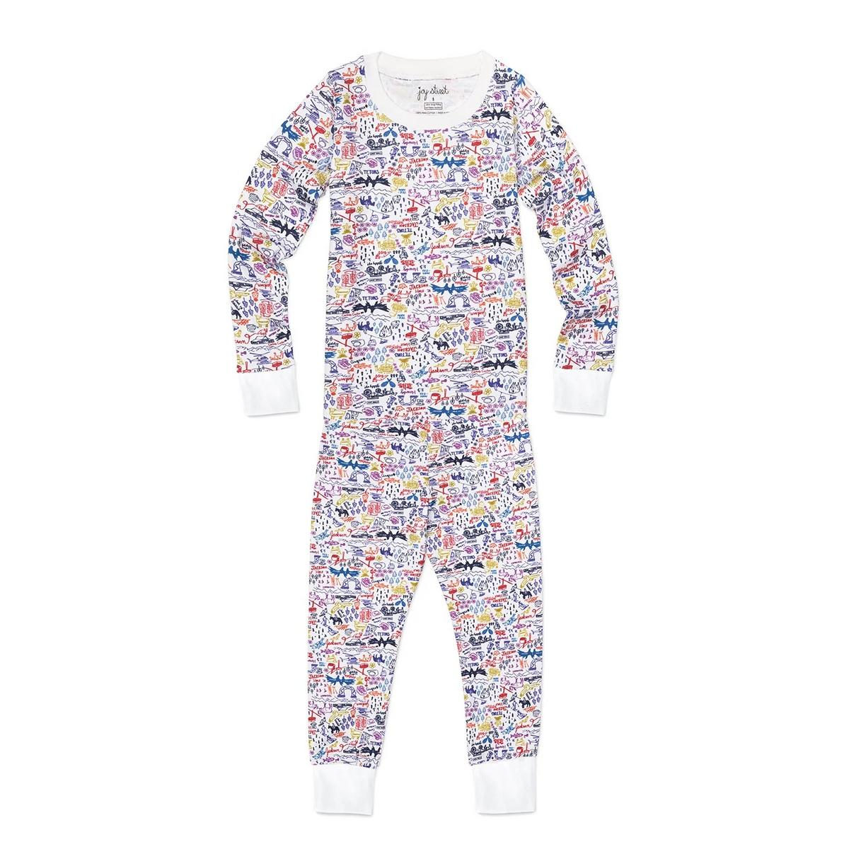 Jackson Hole Pima Cotton Two-Piece Kids Pajama Set
