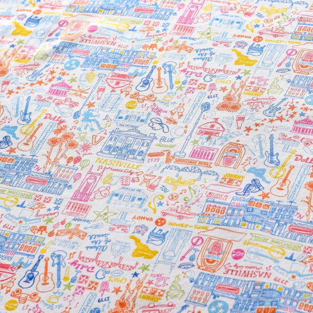 Nashville Pima Cotton Reversible Baby Blanket