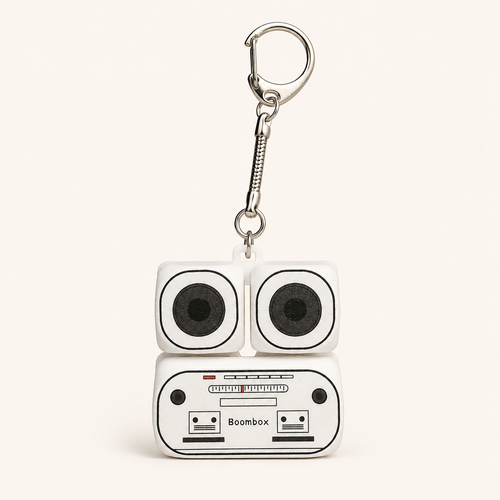 Boombox 3-Key Fidget Toy Keychain – Stack or Long Style