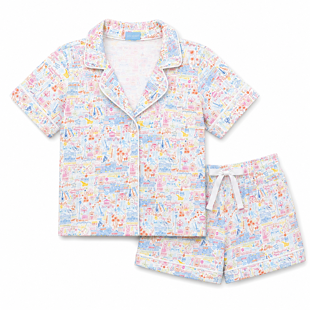 Nashville Women’s Pima Cotton Short Pajama Set
