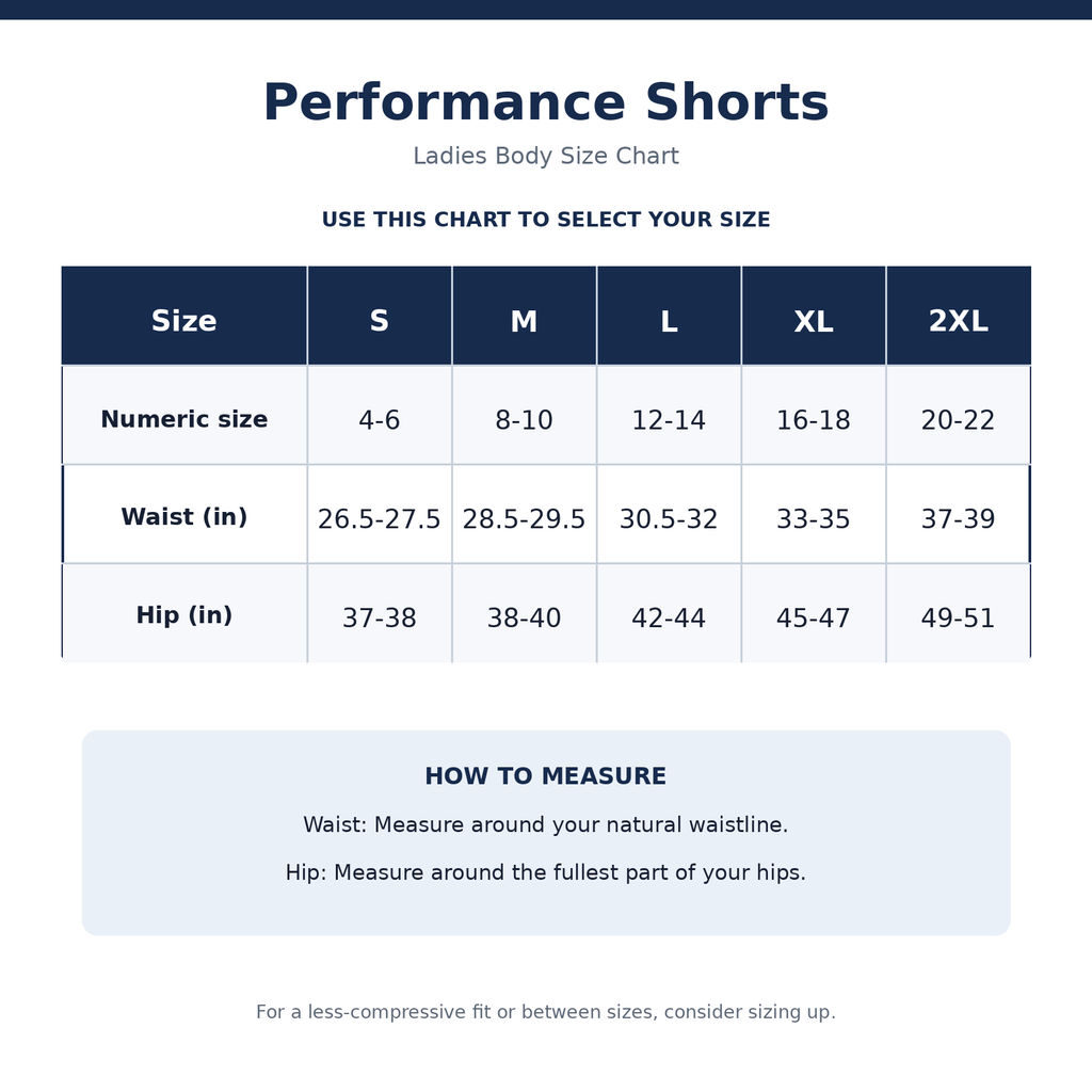 Women’s Custom Flag Football Performance Shorts