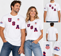 USA Hockey 2026 Official Team Jersey Logo Tee