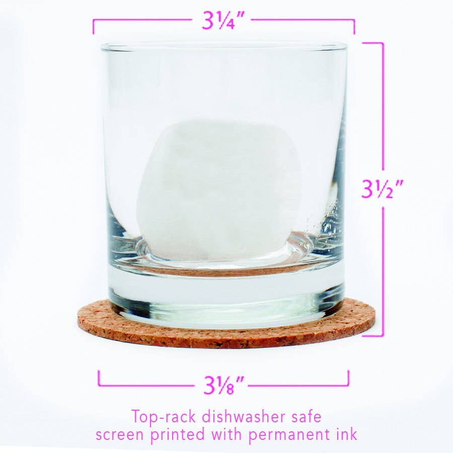 Camping Rocks Glass - 11oz Whiskey Glass - Locally Made