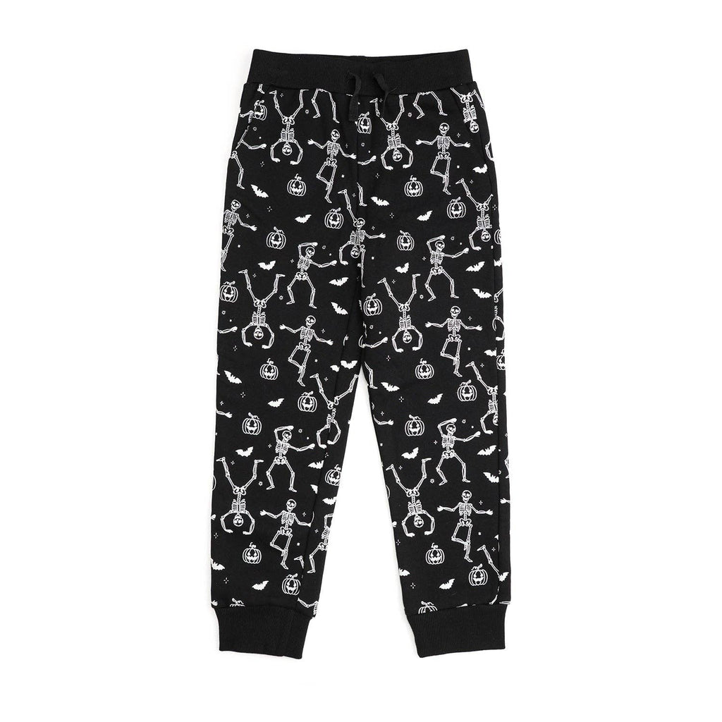 Glow-in-the-Dark Silly Skelly Halloween Joggers
